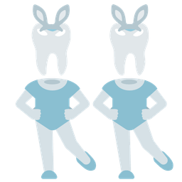 Rabbit face and Tooth