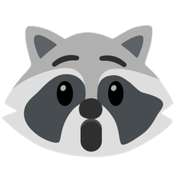 Raccoon and Astonished face