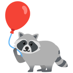 Raccoon and Balloon