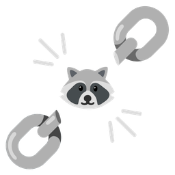 Raccoon and Chains