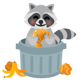 Raccoon and Croissant