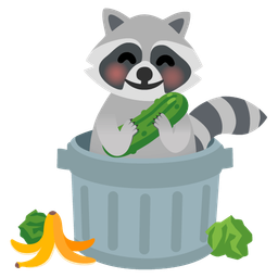 Raccoon and Cucumber