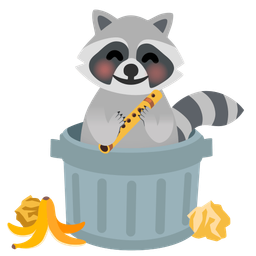 raccoon and flute