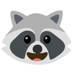 Raccoon and Grinning face