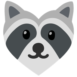 Raccoon and Heart suit