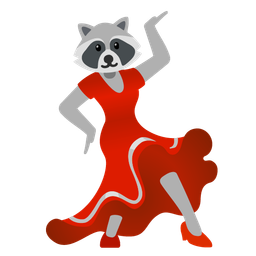 Raccoon and High-heeled shoe