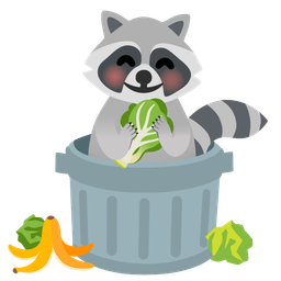 Raccoon and Leafy green