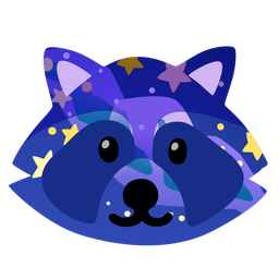 Raccoon and Milky way