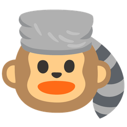 raccoon and monkey face