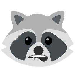raccoon and mouth