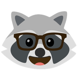 Raccoon and Nerd face