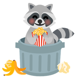 Raccoon and Popcorn