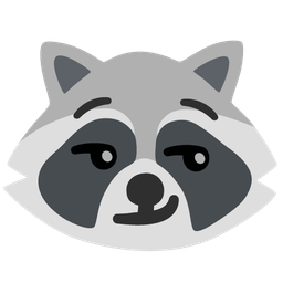 Raccoon and Smirking face
