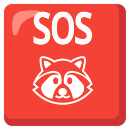 Raccoon and SOS button
