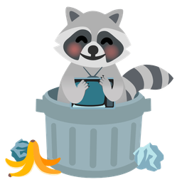 raccoon and television