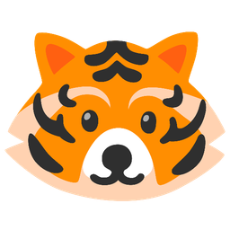 Raccoon and Tiger face