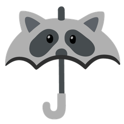 Raccoon and Umbrella