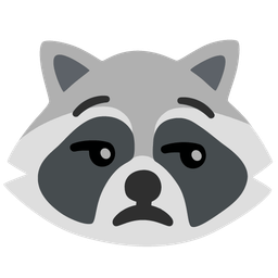 Raccoon and Unamused face