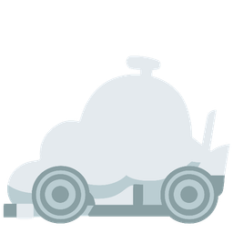 racing car and cloud