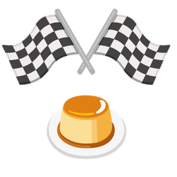 racing car and custard