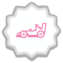 racing car and fish cake with swirl