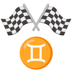 racing car and Gemini