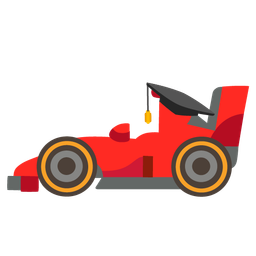 racing car and graduation cap