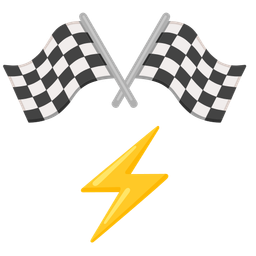 racing car and high voltage