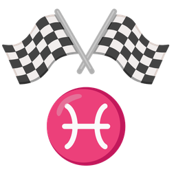racing car and Pisces