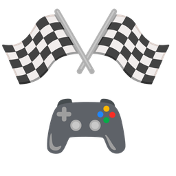 racing car and video game