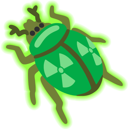 radioactive and beetle