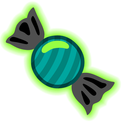 radioactive and candy