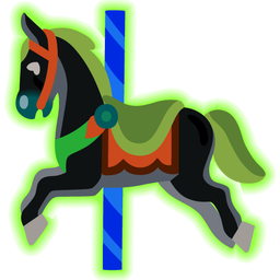 radioactive and carousel horse