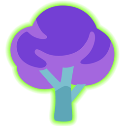 radioactive and deciduous tree