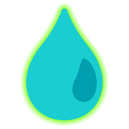 radioactive and drop of blood