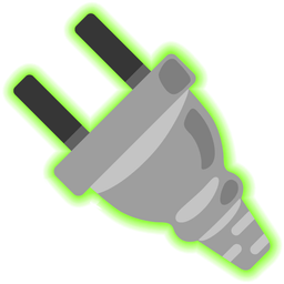 radioactive and electric plug