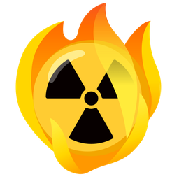 radioactive and fire