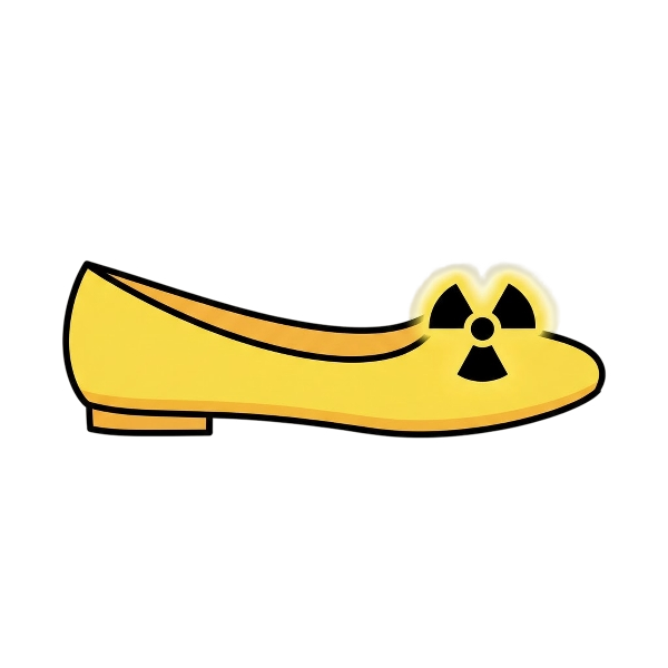 Radioactive and Flat shoe