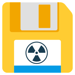 radioactive and floppy disk