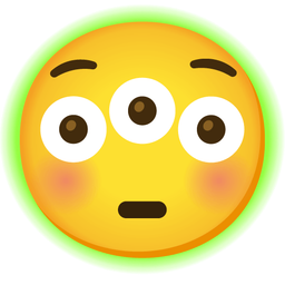 radioactive and flushed face