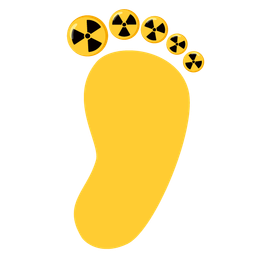 radioactive and footprints