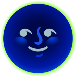 radioactive and full moon face