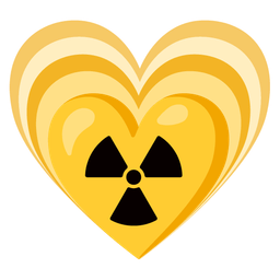 radioactive and growing heart