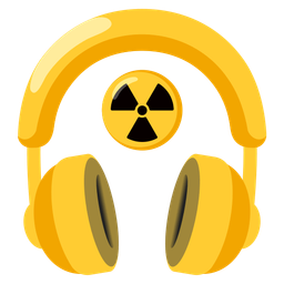 radioactive and headphone