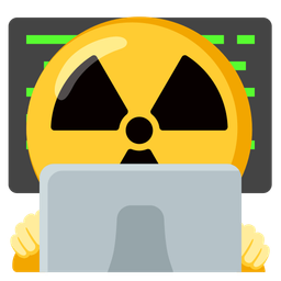 radioactive and laptop