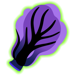 radioactive and leafy green