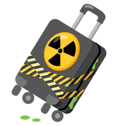 radioactive and luggage