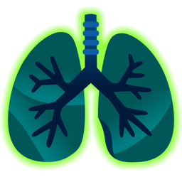 radioactive and lungs