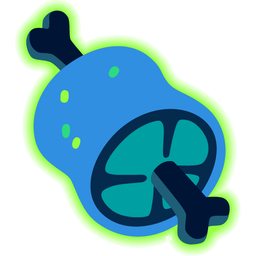 radioactive and meat on bone