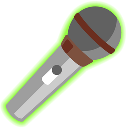 radioactive and microphone